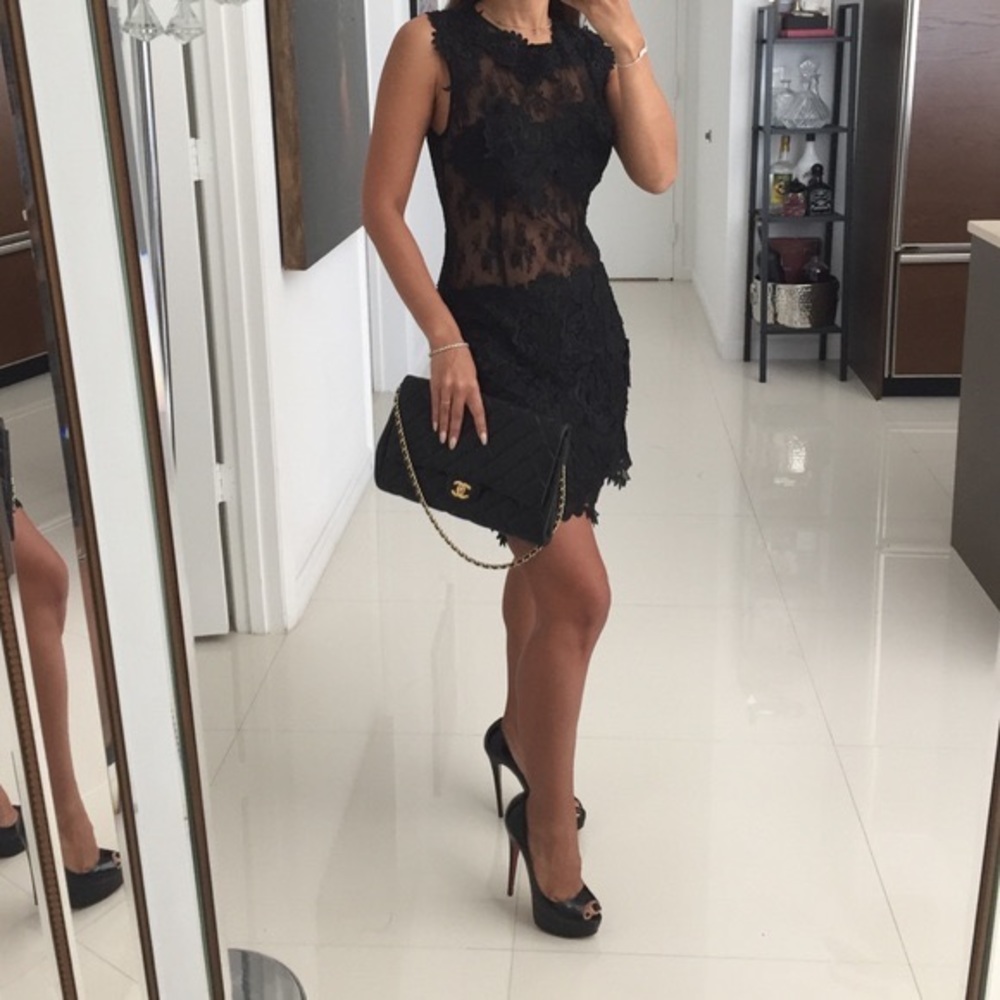 Red Lace Dress Size S available